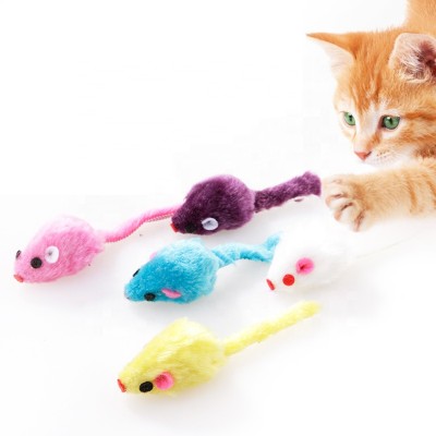 Small Pet Cat mice toy Interactive mouse cat plush toys